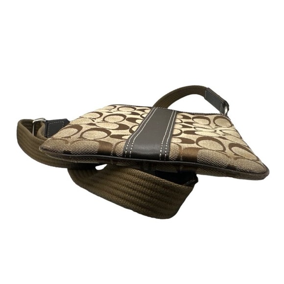 COACH Brown Signature Canvas Crossbody - Picture 3 of 9